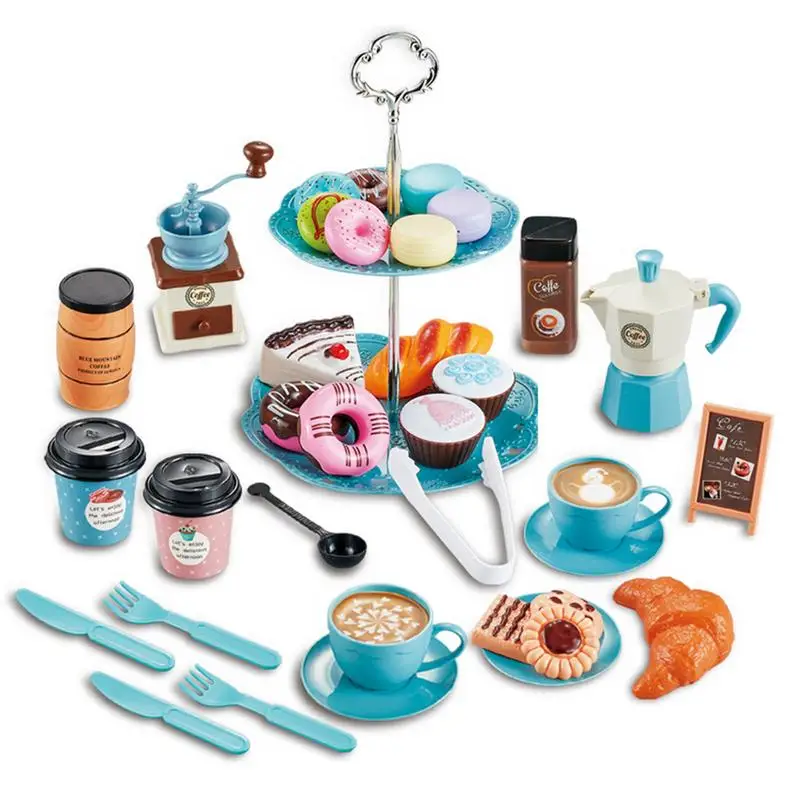 

Чайный игрушечный набор, Детские чайные чашки, тарелки для малышей, кукольный домик, миниатюрная посуда, чайная чашка, тарелка, кухонная игрушка