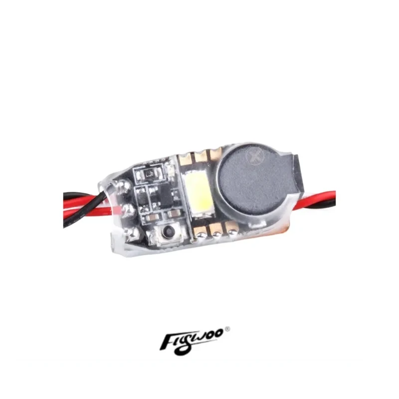 Фото Flywoo Finder V1.0: Сигнализатор с зуммером 100 дБ и LED-подсветкой для FPV-дронов, поддержка Betaflight/Cleanflight, для поиска утерянных деталей радиоуправляемых квадрокоптеров №2