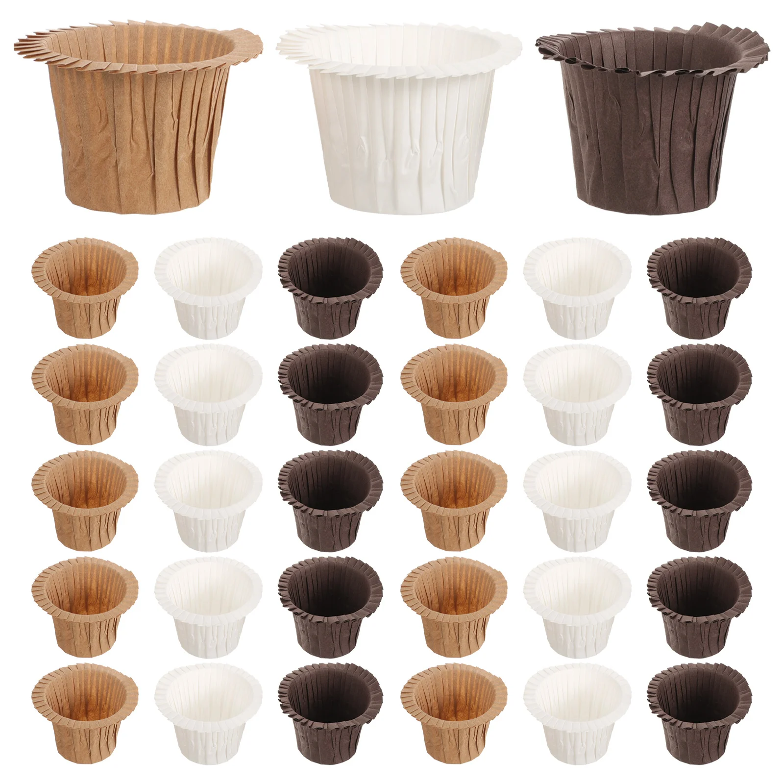 

90Pcs Diy Cake Cups Kitchen Cake Wrappers Decorative Muffin Cups Non Stick Muffin Cups Cake Wrappers