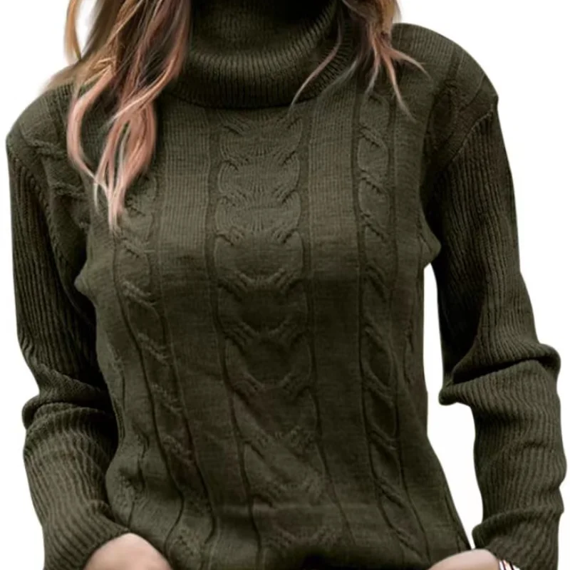 Новинка сезона осень/зима 2023 однотонный вязаный винтажный приталенный пуловер