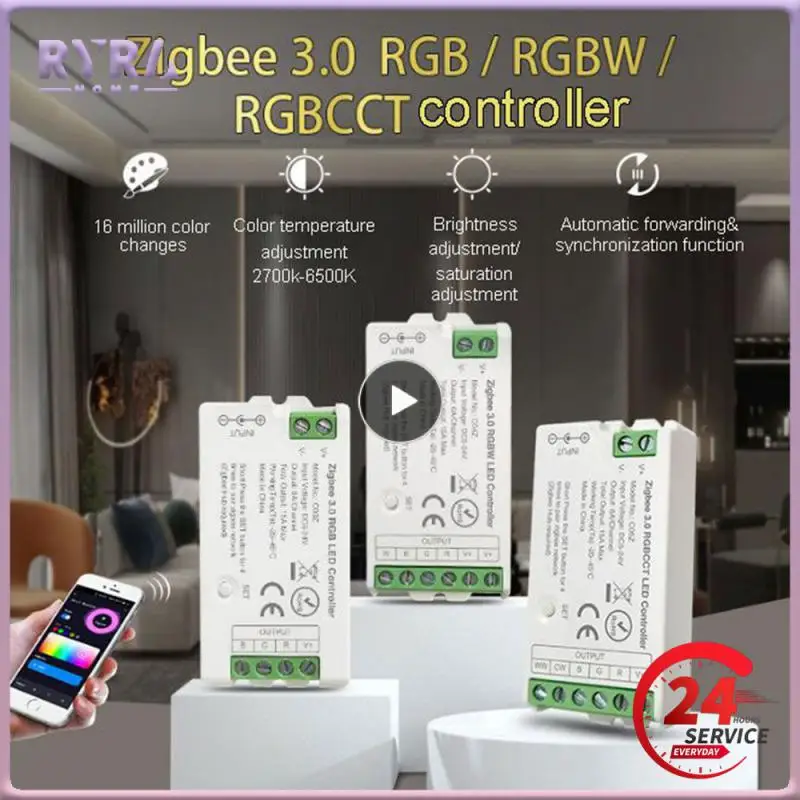 Фото Mi светильник RF 2,4G Φ strip пульт дистанционного управления диммер CCT RGB RGBW RGBCCT MiBOXER Milight FUT036 FUT038 FUT039 FUT096 WL5 светодиодный №1