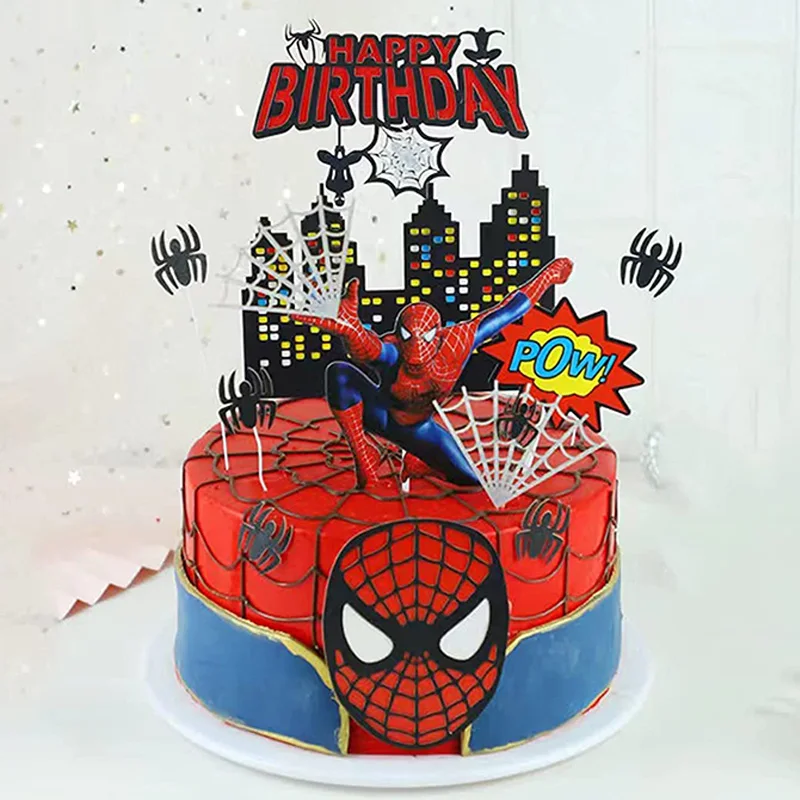 decorations-de-gateaux-theme-spiderman-de-disney-decorations-de-gateaux-theme-avenger-super-hero-hulk-pour-fete-d'anniversaire-pour-enfants-fournitures-de-reception-cadeau-pour-bebe