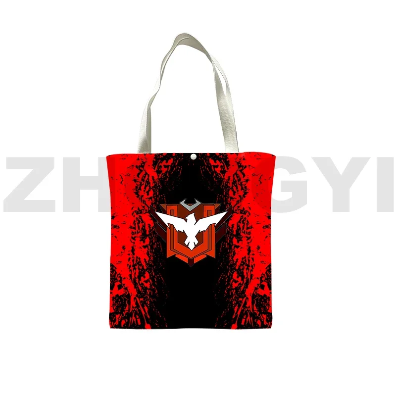 Легкая портативная сумка на плечо Free Fire Garena 3D Harajuku Game Tote Bag Повседневные сумки