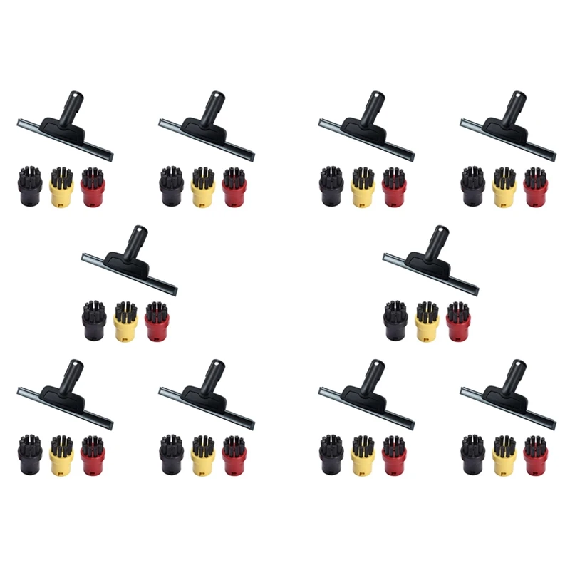 

10 шт., круглая щетка для очистки стекла Karcher SC1 SC2 SC3 SC4 SC5