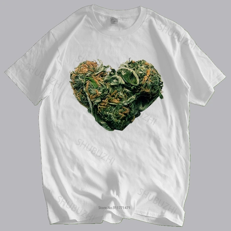 Футболка мужская с коротким рукавом модная рубашка принтом любящая Марихуана