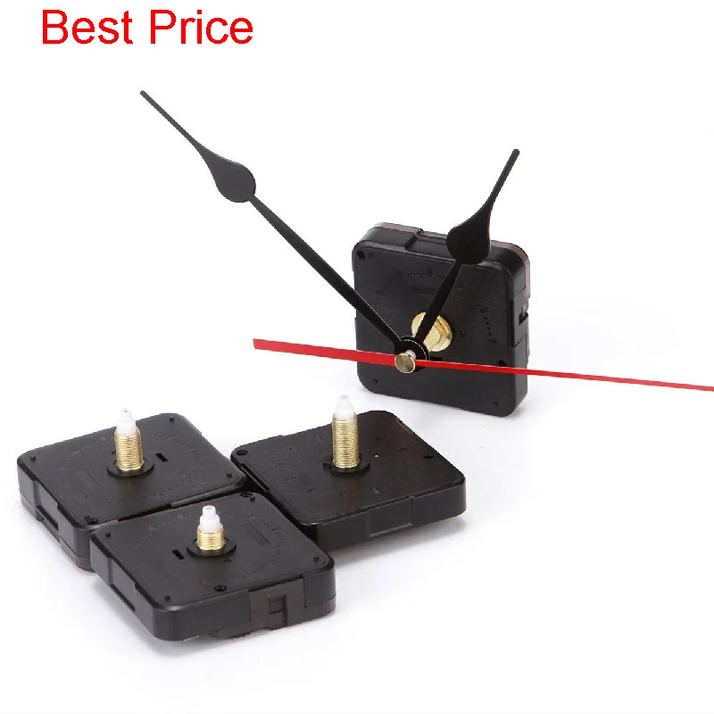 

50pcs/lot Wholesale Diy Clock Mechanism With Quartz Wall Clock Movement Watch Mechanism Repair Tool Parts Kit White Hands
