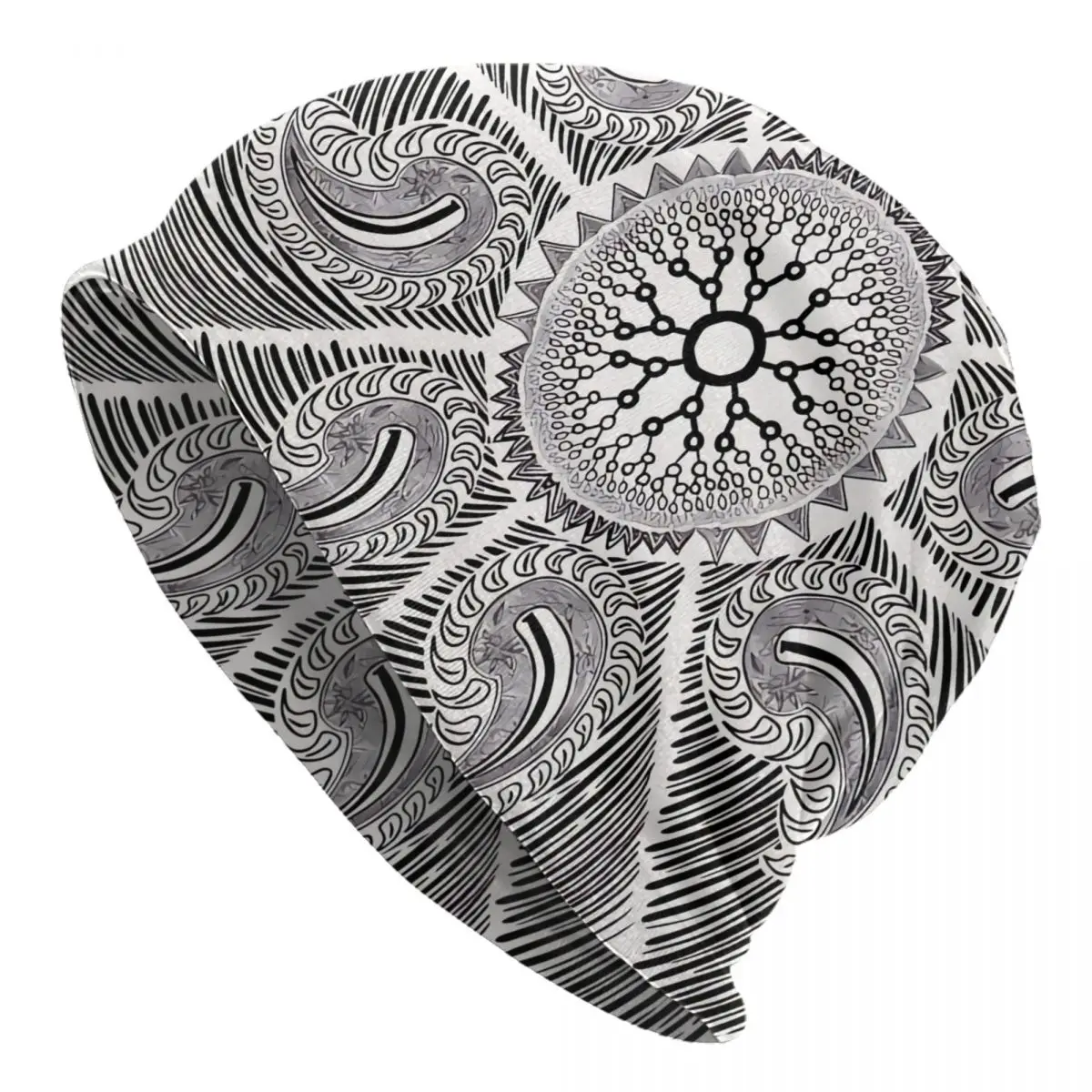

Mandala The Perfect Universe Bonnet Homme Thin Hat India Mandala Skullies Beanies Caps For Men Women Novelty Fabric Hats