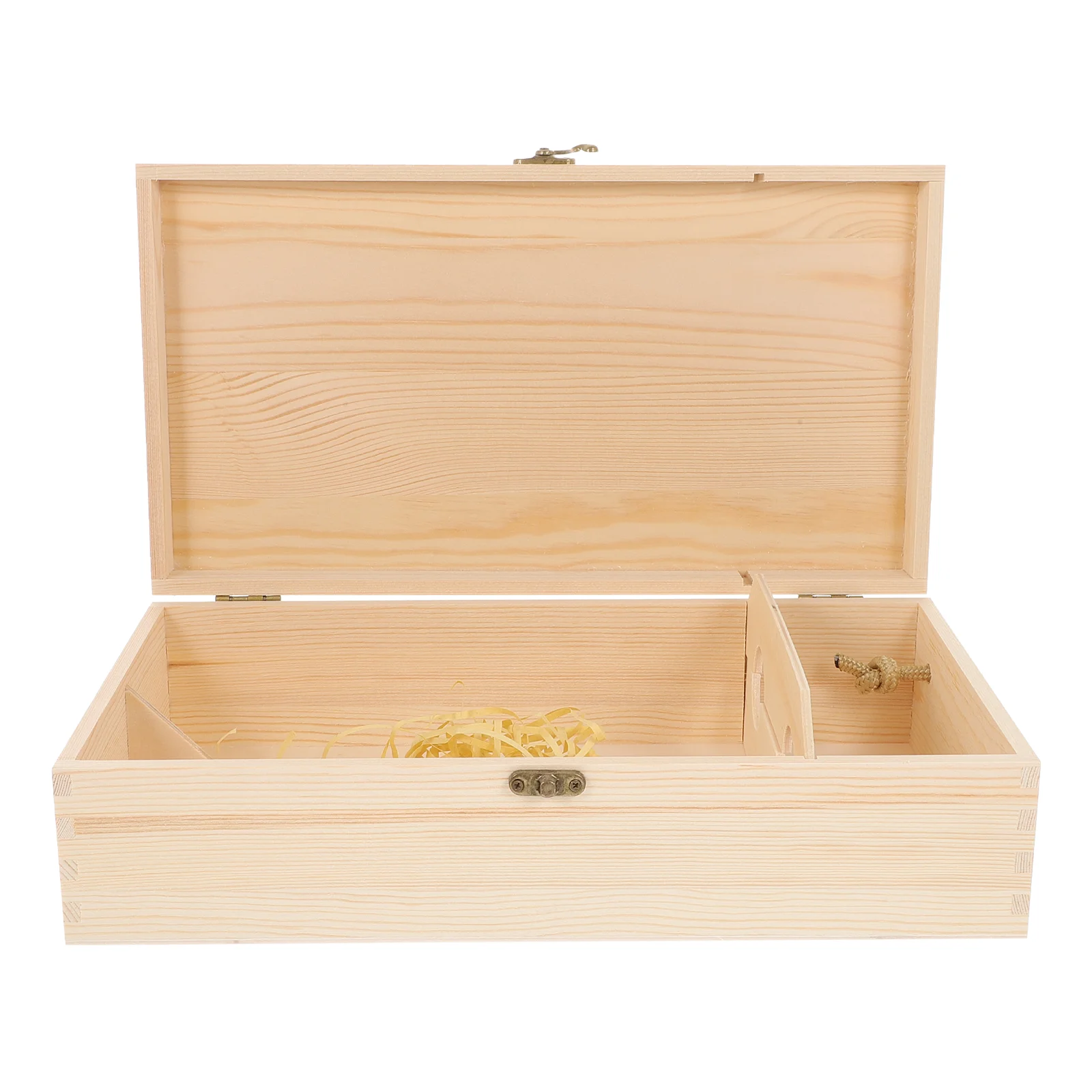 

Box Wood Carrier Wooden Gift Champagne Bottle Case Decorative Containerhandle Wrappinglid Double Packing Holder