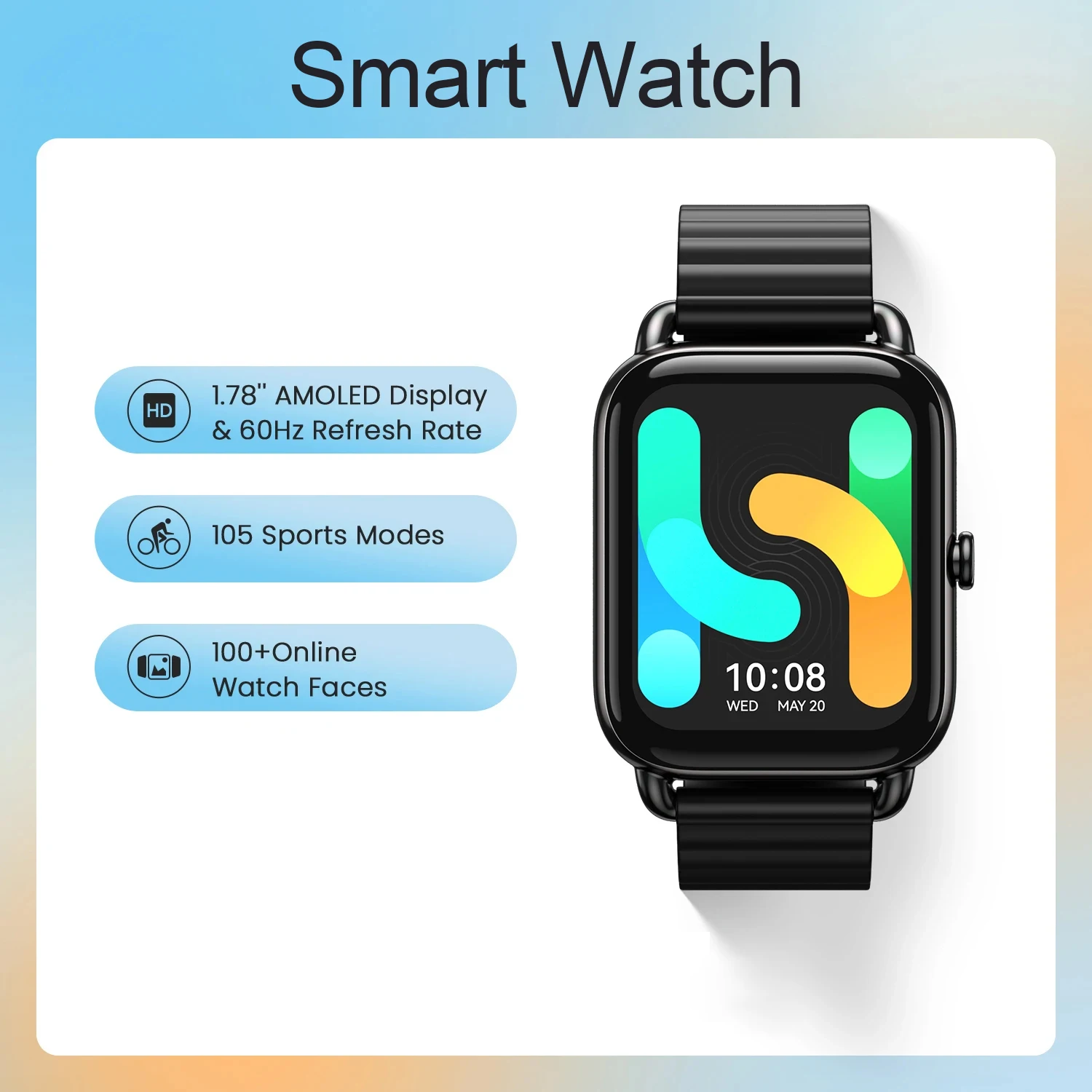 

Hot Selling Smart Watch 1.78 "AMOLED Display Multi Sport Mode 10 Day Battery Life Men's Smart Watch Women's Smart Watch