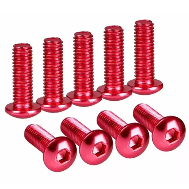 

2 шт. цветные винты M6 алюминиевые