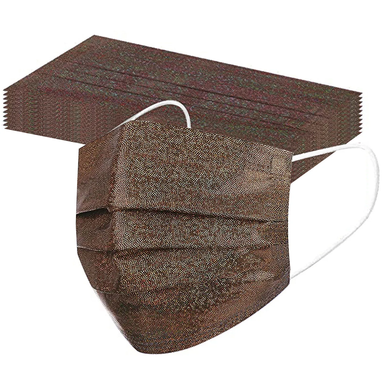 10 шт. одноразовые блестящие маски для лица |