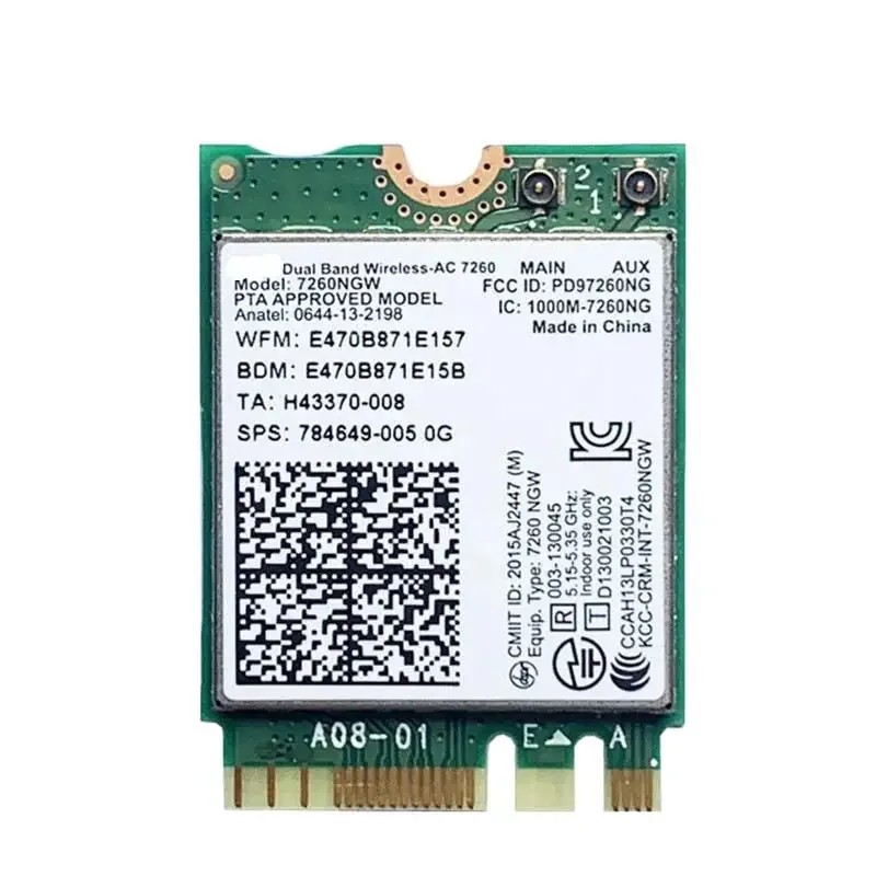 Для Acer n18q13 Wireless-AC 802. 11AC 867 Мбит/с WiFi Bluetooth BT 4.0 беспроводной WCDMA м. 2x2 карты