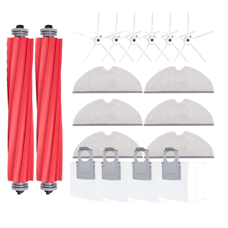 

For Xiaomi Roborock Q7 Max / Q7 Max+ / T8 Robot Vacuum Spare Parts Accessories Main Side Brush Mop Dust Bag