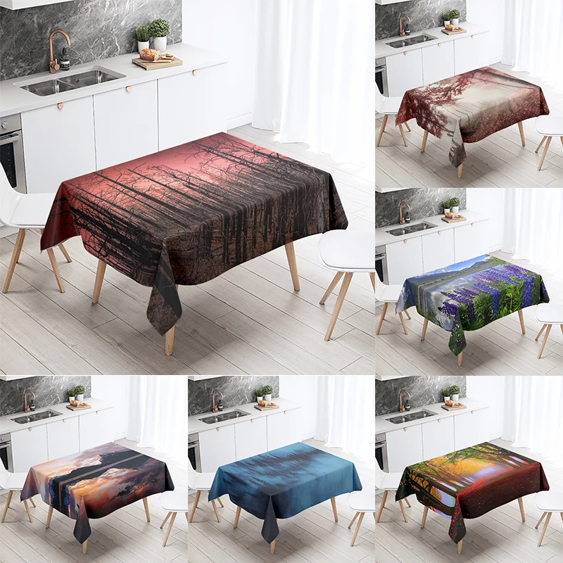 

Водонепроницаемая скатерть для пикника и кемпинга, с принтом