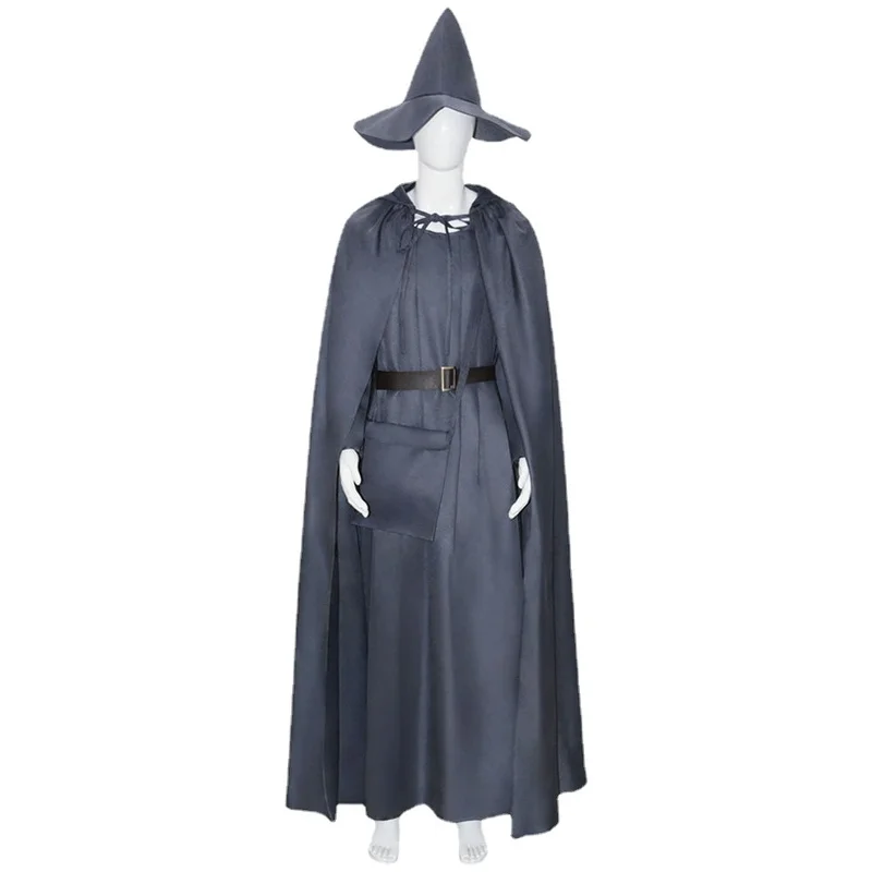

Halloween Old Wizard Cosplay Costume Demon Grim Reaper Novelty Cape Stage Show Halloween Set