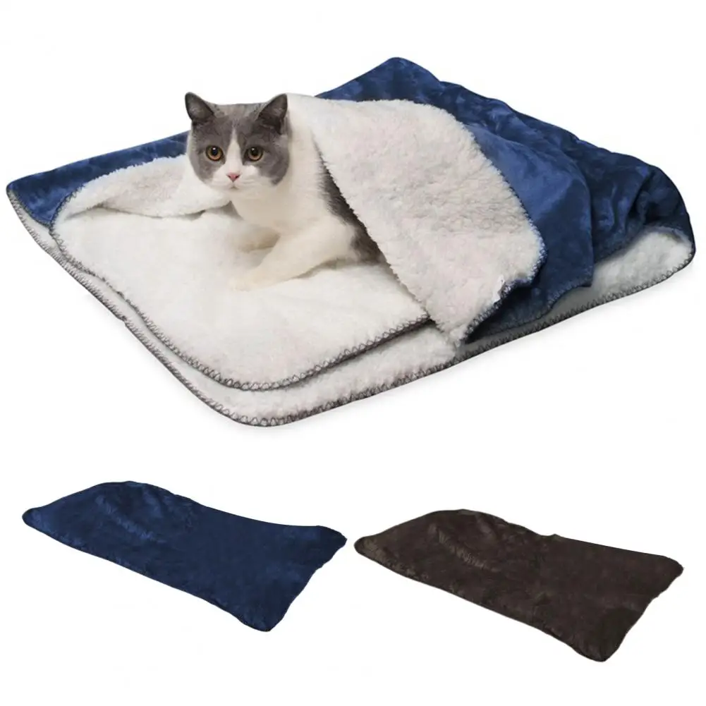 

Anti-slip Fashion Lamb Fleece Dog Blanket Polyester Pet Mat Soft for All Seasons