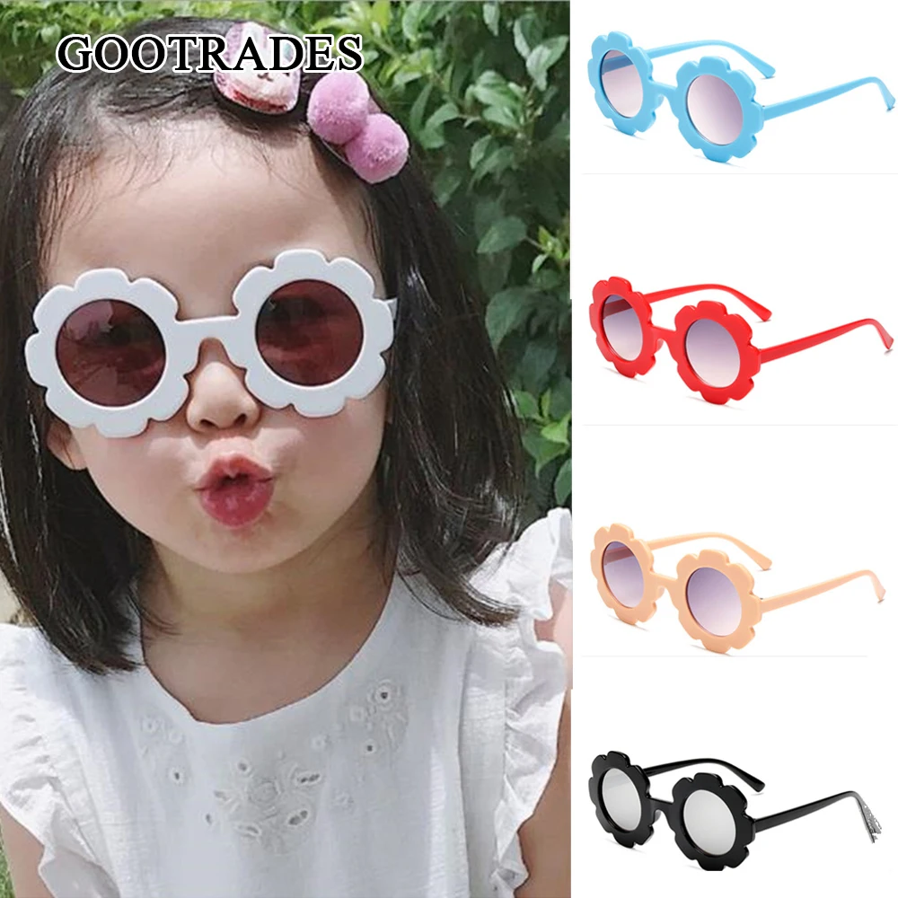 Солнцезащитные очки для детей в круглой оправе