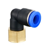 (10pcs lot) PLF hose outer diameter 4 6 8 10 12mm - internal thread M5 "1 / 8" 1 / 4 "3 / 8" 1 / 2 "pneumatic elbow air pipe con