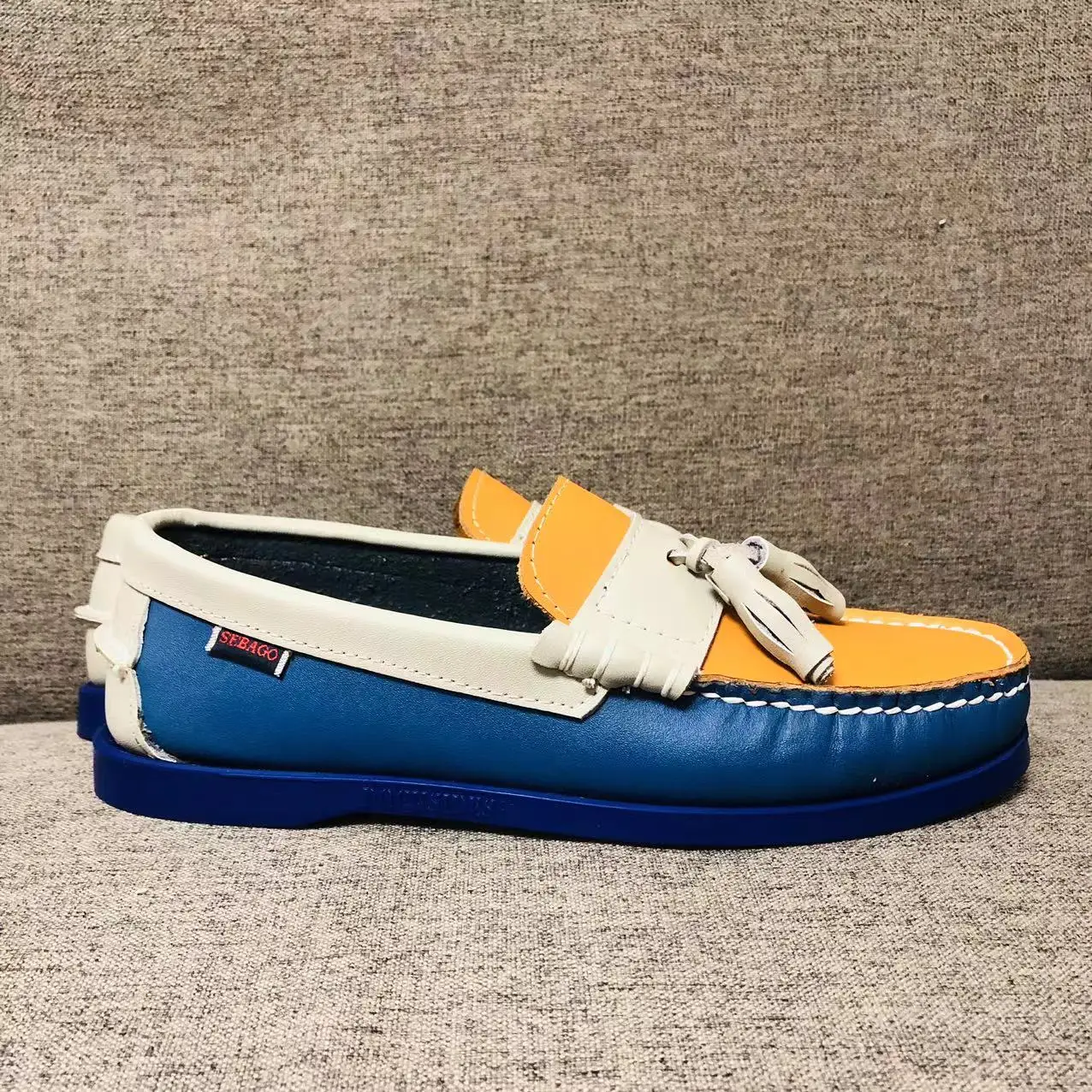 

Туфли из натуральной кожи для мужчин и женщин, Классические Лоферы без застежки, на плоской подошве, 23A104