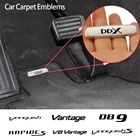 1 шт. верхние автомобильные напольные коврики, металлическая наклейка с эмблемой для Aston Martin V12 AMR DBX CYGNET DBS RAPIDE V8 VANTAGE загато DB7 DB9 DB11
