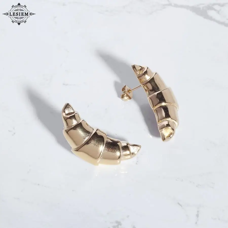 Серьги-гвоздики LESIEM RPTE102 из нержавеющей стали