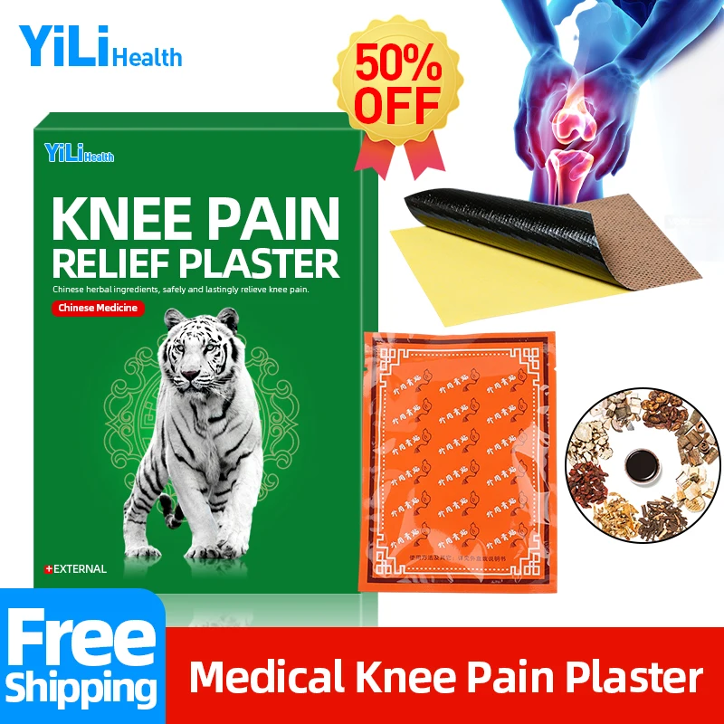 

Knee Pain Reliever Medical Plaster White Tiger Patch Treatment Synovitis Joints Muscle Soreness Thigh Ache Analgesic Patches