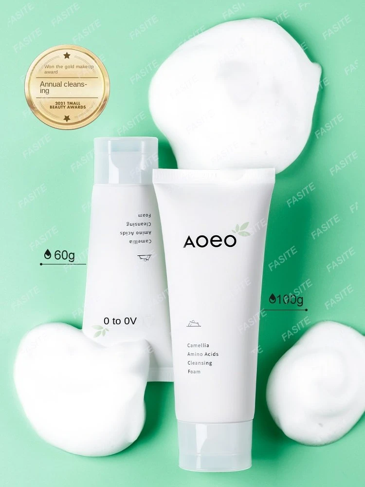 

Очищающее средство для лица AOEO camellia, очищающее средство для лица с аминокислотами, глубоким контролем жирности, очищением, увлажнением и мягкой пеной.
