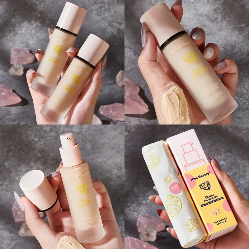 

Waterproof Liquid Foundation Concealer Cosmetics Full Coverage Makeup For Face Foundation Cream Brighten Base Makeup Korean