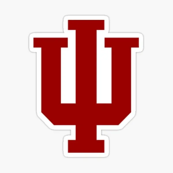 

Indiana Hoosier 5PCS Stickers for Stickers Print Wall Decor Water Bottles Room Living Room Cartoon Funny Cute Home Car Luggage