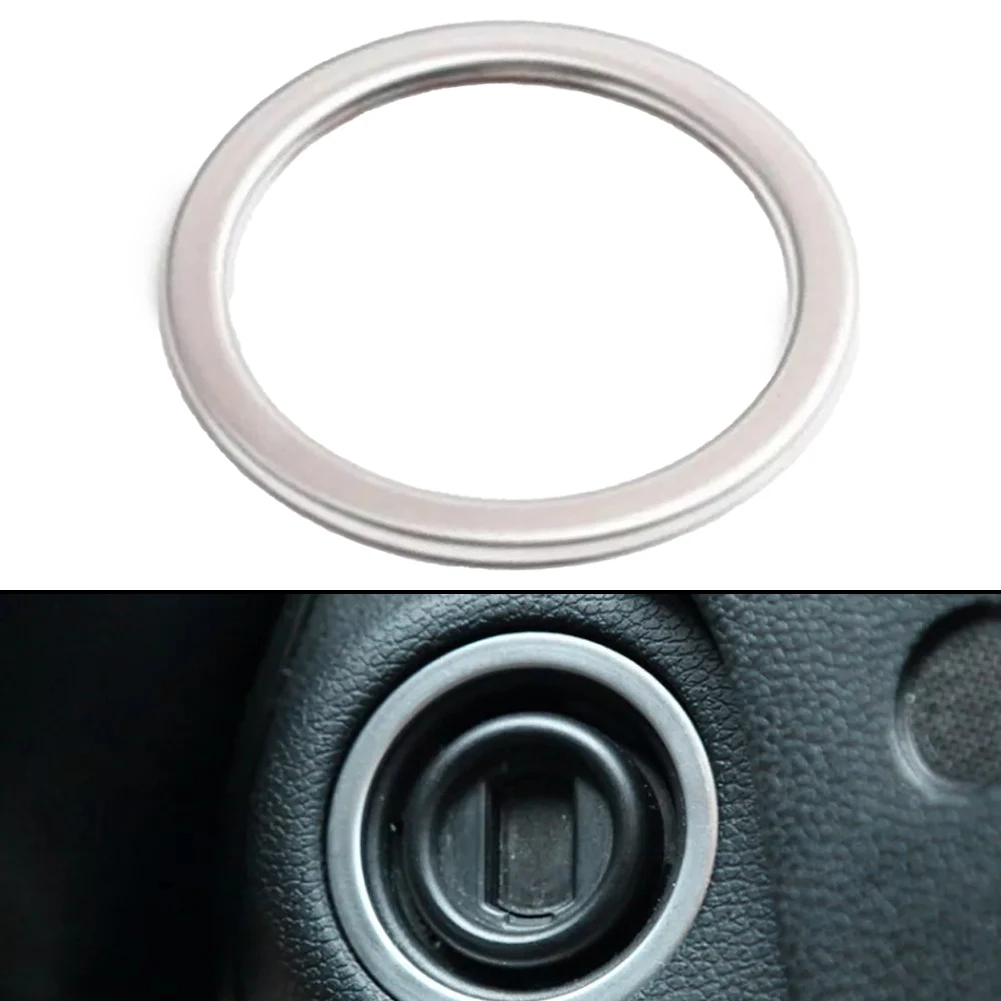 

Нержавеющая сталь автомобильный ключ зажигания, круглая накладка, кольцевая рамка для Mercedes W204 W212 C218 X204, автоаксессуары