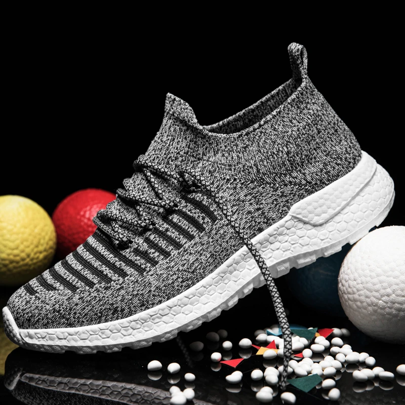 Men Shoes Light Running Sneakers Men Soft Bottom Fashion Casual Walking Shoes Breathable Slip on Mens Loafers Zapatillas Hombre