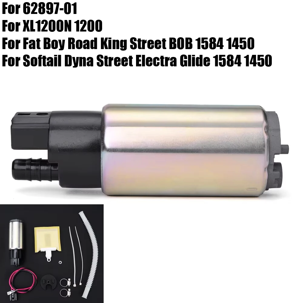 

Топливный насос для Harley Davidson Nightster XL1200N Electra Glide Night Road King Heritage Softail Dyna Fat Boy 1450 1584 62897-01