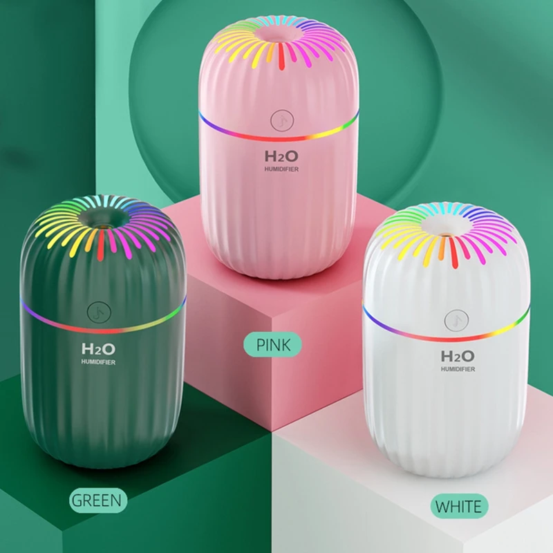 

HOT!300Ml Electric Air Humidifier Aroma Oil Diffuser Purifier Silent Mini USB Car Air Freshener Cool Mist Sprayer
