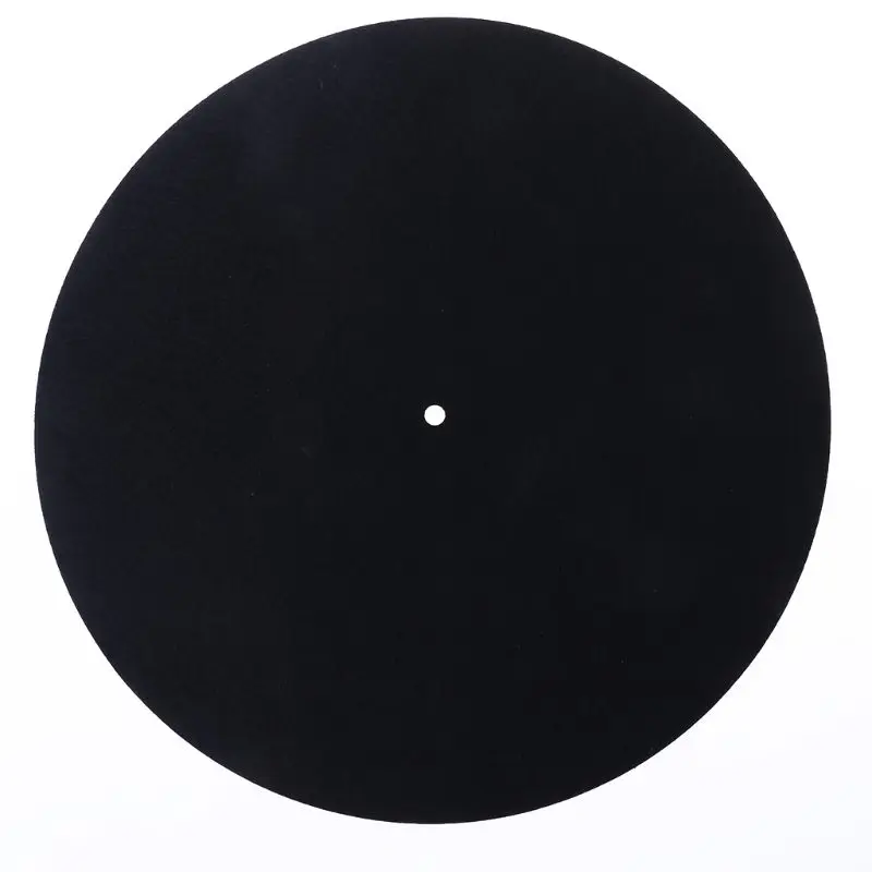 

Platter Mat Fits Most Turntables with No Modifications, No Trimming Required