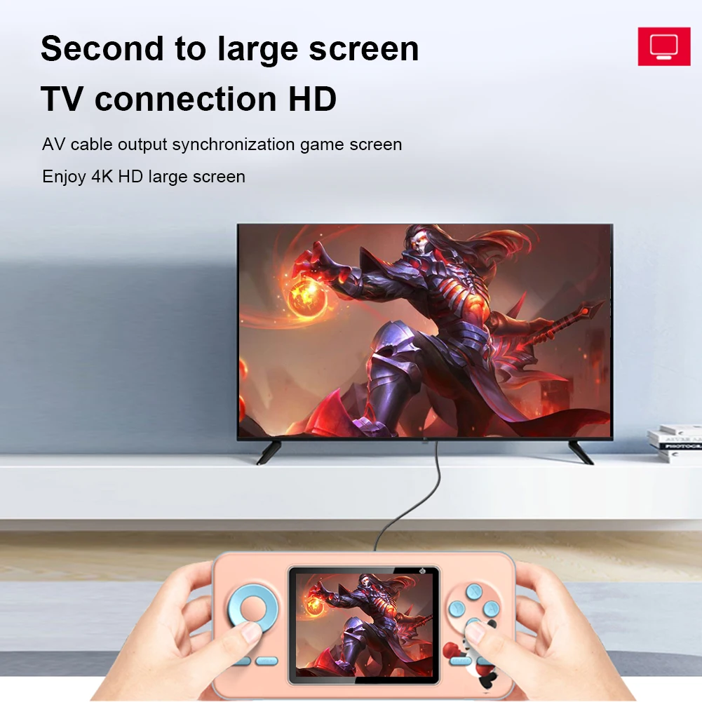 

S5 портативная игровая консоль с аккумулятором 1020 мАч, проводная игровая консоль для аркадных игр, 520 игр, одиночный/двойной игровой приставк...