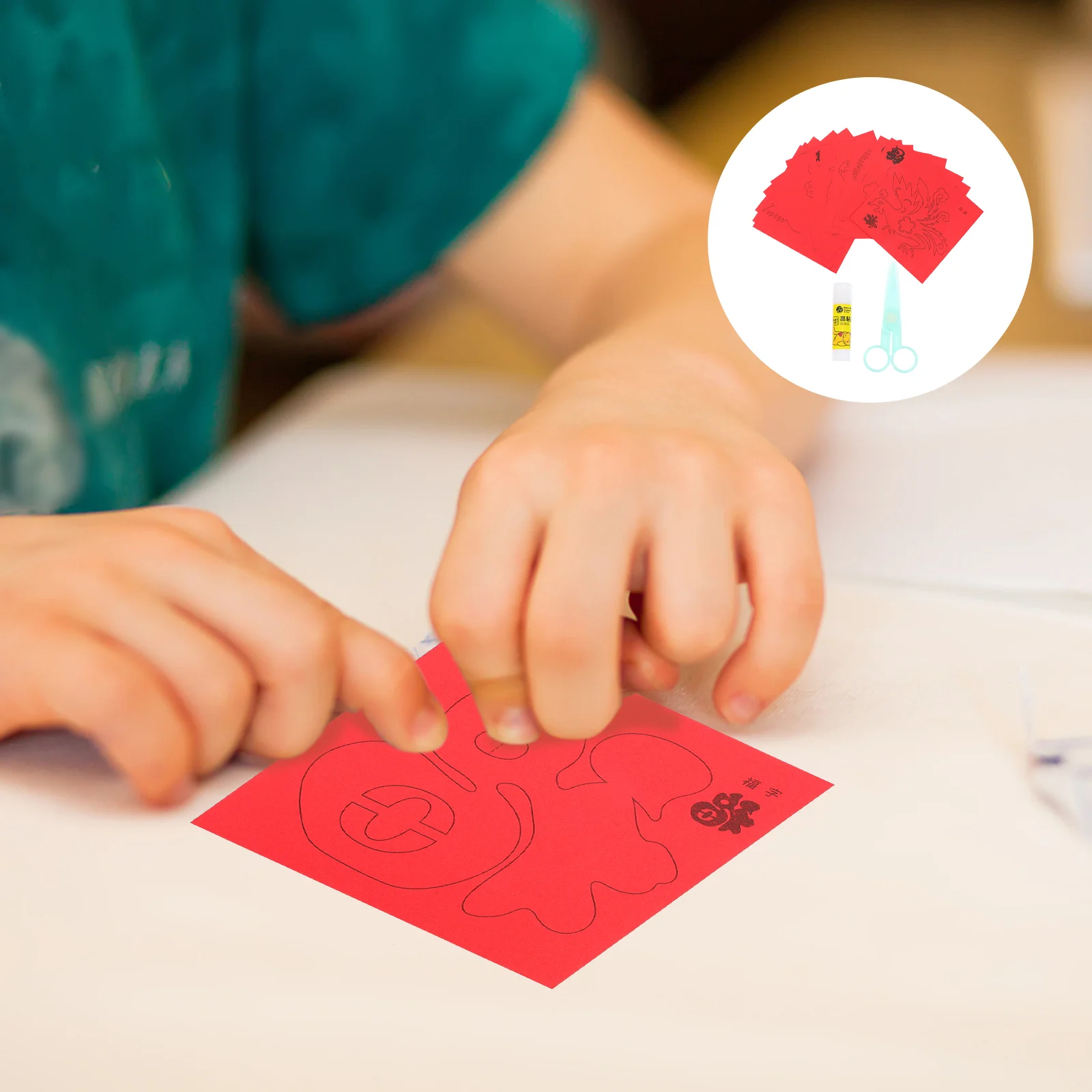 1 Set Safe Decorative Educational Paper Cutting for Adults Kids Toddler