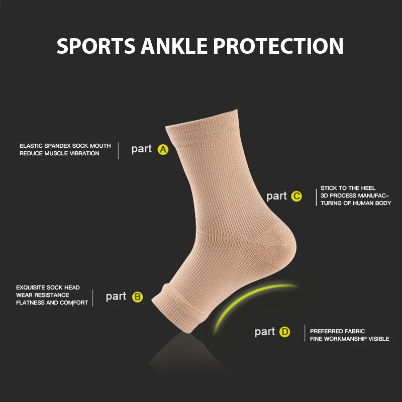 Foot Ankle Anti Fatigue Outerdoor Men Anklets Support Ladies Couple Compression Guard Sleeve Brace