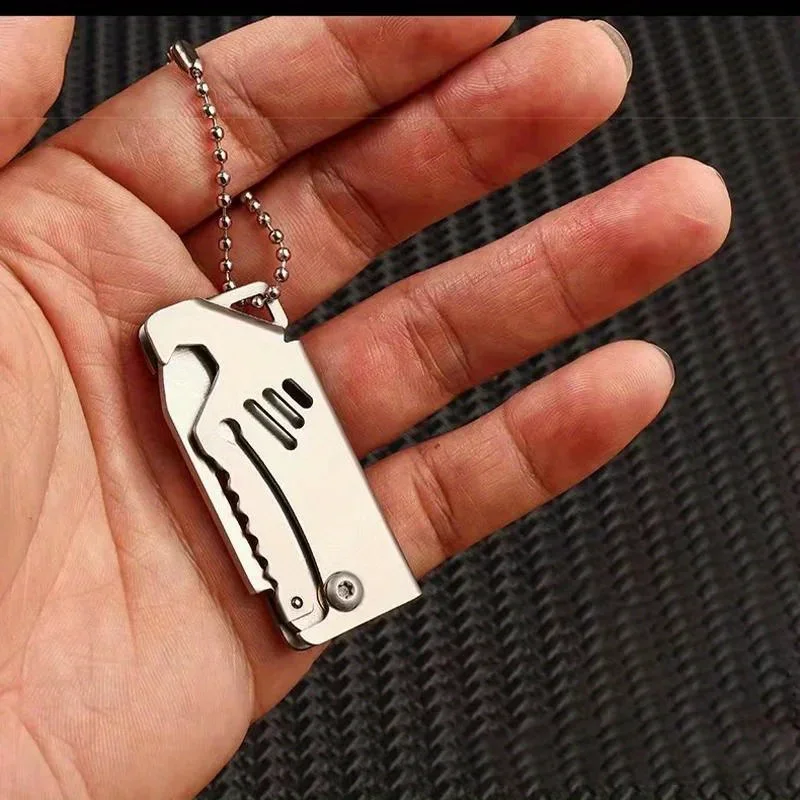 Уличный мини нож из нержавеющей стали портативный Клинок для выживания в