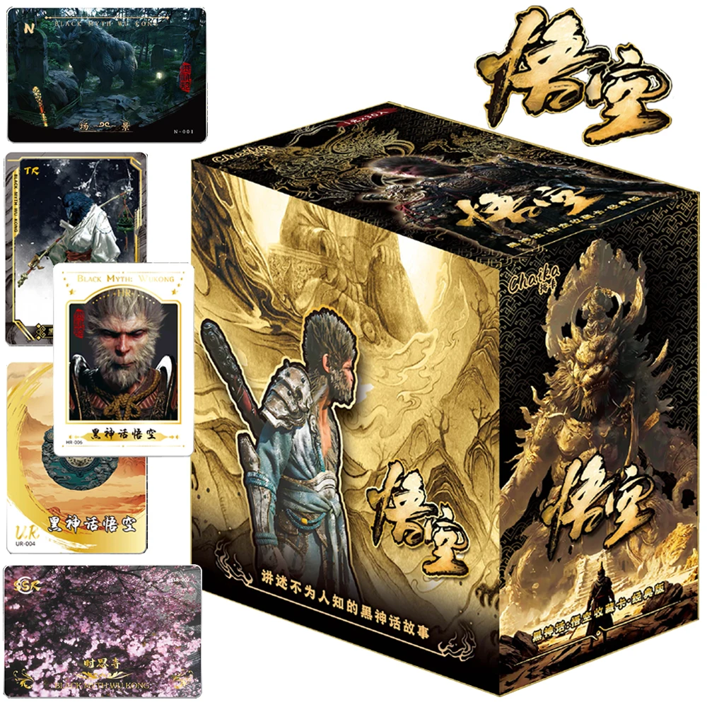 Оригинальный черный миф Wukong карта для детей высокий балл история битвы обезьяна