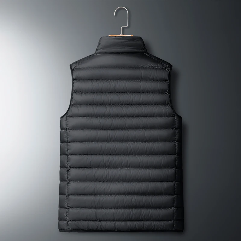 2022 Winter Brand Mens Down Casual Vest Designer Down Dress Vests Homme Fashion Thick Warm Sleeveless Jacket For Men Plus Size
