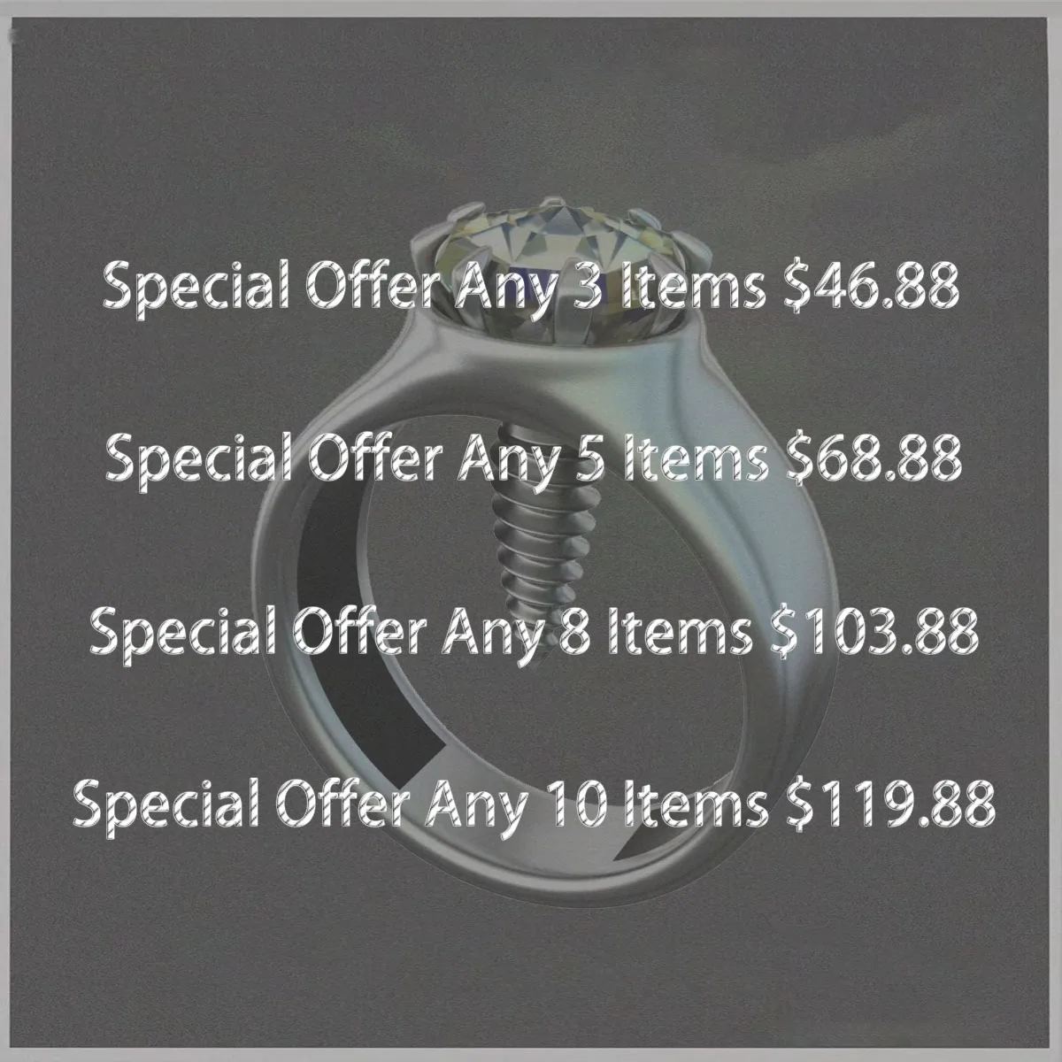 

Limited-time offer for three pieces