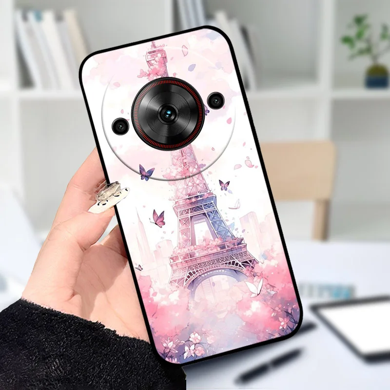 Фото Чехол для телефона ZTE Blade A75 5G Z2357N, мягкий силиконовый защитный чехол из ТПУ с рисунком для Nubia Focus 5G Z2455, противоударный чехол №3