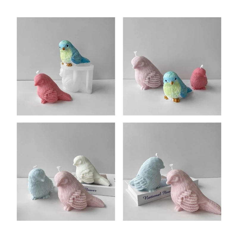 

Epoxy Handmade Soap Mold Bird Decoration Candle Mold for DIY Soap Decoration