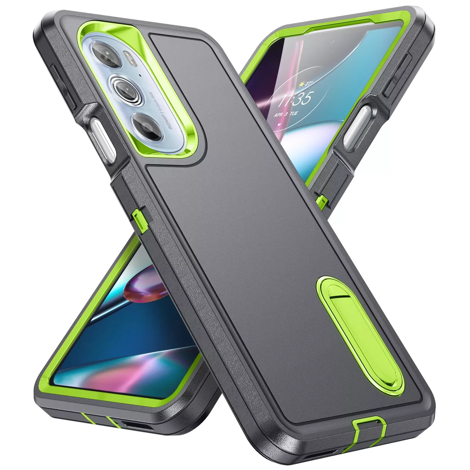 

Drop Protection Three Layer Hard Case for MOTOROLA MOTO Edge 30 Pro Anti-Knock Strong Phone Cover for MOTO Edge 30 Pro Cases