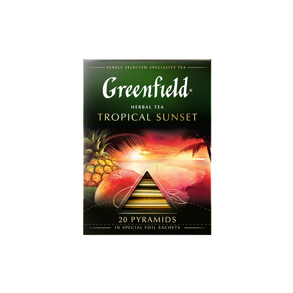 Чай Greenfield Tropical Sunset фруктовый в пакетиках 20 шт |