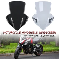 windshield for honda cb650f cb 650 f cb 650f 2014 2016 2017 2018 2019 2020 motorcycle windscreen wind deflectors with bracket