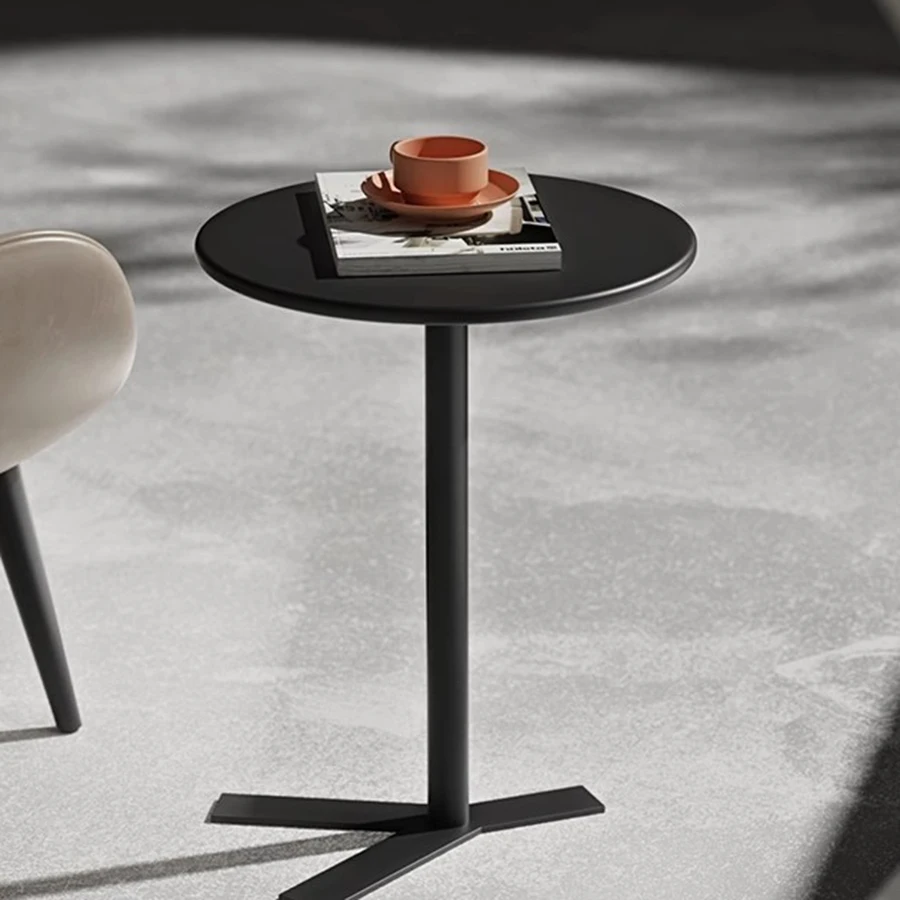 

Журнальный столик в итальянском стиле, уличный промышленный черный металлический каркас, современный журнальный столик, Минималистичная мебель