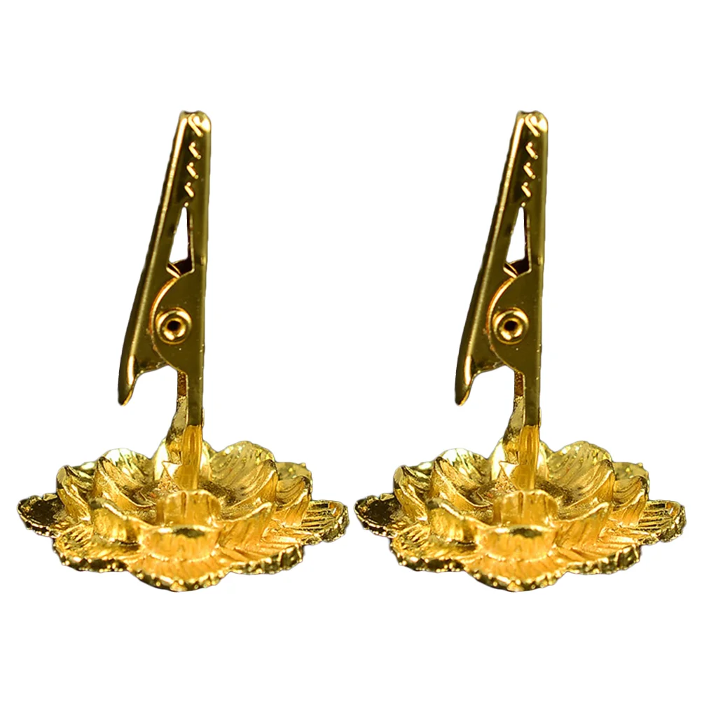 

Holder Burner Clip Coil Lotus Censer Clips Sticks Stand Stick Flower Rack Aromatherapy Centerpiece Retro Table Fragrance Cone