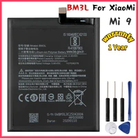 new yelping bm3l phone battery for xiaomi mi9 mi 9 battery compatible replacement batteries 3300mah free tools