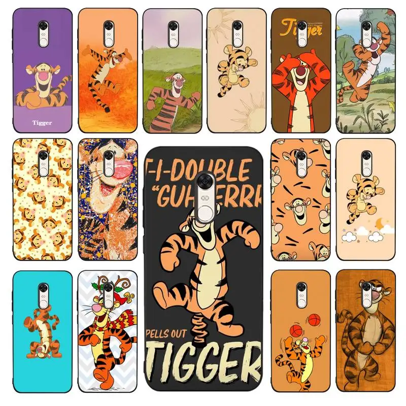 

Disney Cartoon Tigger Phone Case for Redmi 5 6 7 8 9 A 5plus K20 4X 6 cover